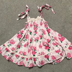 SweetHoney Pink and White Floral Dress